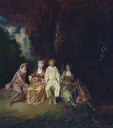 Pierrot Content, vers 1712