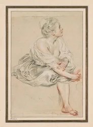 Jeune femme assise, c. 1716