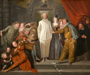 Les Comédiens italiens, probablement 1720