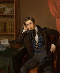 Portrait de Vladimir Nikolaevich Karamzin 1819-1878, 1935