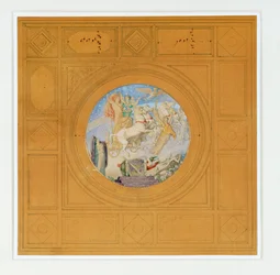 Apothéose de Napoléon Ier. Inscription, en or, sous ...