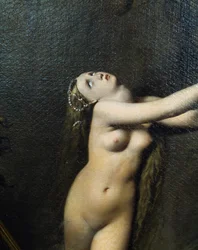Figure Angélique (détail) par Roger libérant Angélique