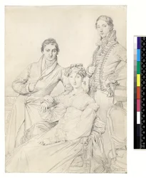 M. et Mme Woodhead avec le révérend Henry Comber jeune, 1816