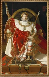Napoléon sur son trône impérial. 1806 (huile sur toile)