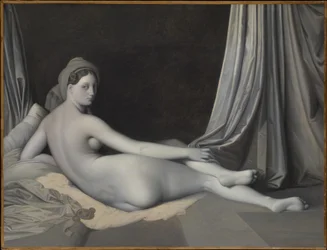 Odalisque en grisaille