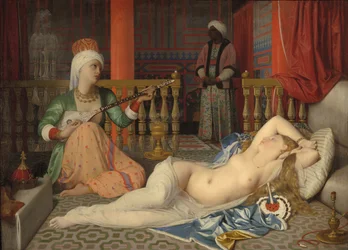 Odalisque avec esclave, 1839-40