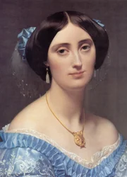 Portrait de la princesse Albert de Broglie (détail)