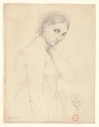 Étude pour « Raphaël et la Fornarina » (?)