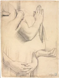 Étude des mains, 1842