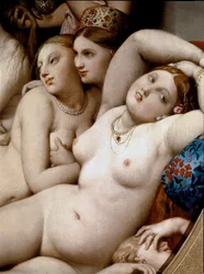 Le bain turc (détail)