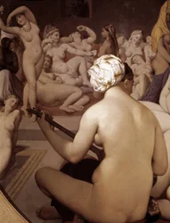 Le bain turc (détail)