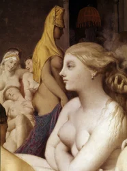Le bain turc (détail)