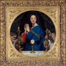 La Vierge adorant l