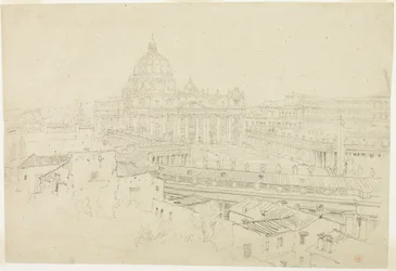 Vue de Saint-Pierre de Rome