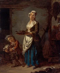 Une cuisinière et une soubrette