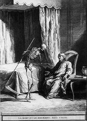 La mort et le mourant (gravure)
