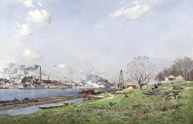 La Seine à Conflans-Charenton, 1892