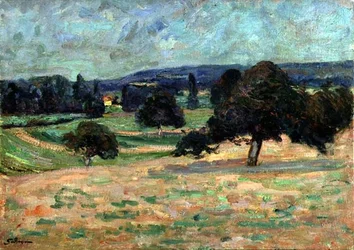 Paysage en Île-de-France, vers 1895