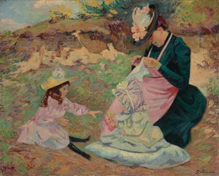 Madame Guillaumin et ses filles, c.1892