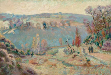 Vallée de la Sédelle à Pont Charraud : Givre blanc, vers 1903-11