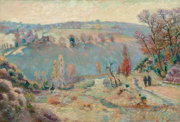 Vallée de la Sédelle à Pont Charraud : Gelée blanche, vers 1903-1911