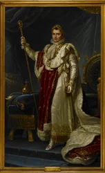 Napoléon Bonaparte en robe de couronnement
