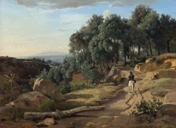 Vue près de Volterra, 1838
