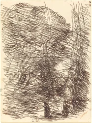 Le Rêveur sous les grands arbres, 1874