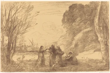 Famille à Terracina, 1871
