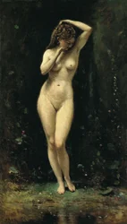 Français :  Le Bain de Diane (La Fontaine) Diana Bathing (The Fountain)