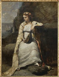 Haydee, jeune femme en costume grec - jeune femme en costume grec, peut-être l