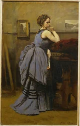 La dame en bleu - Lady in blue ...