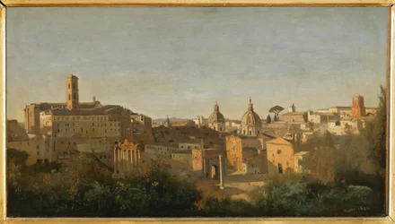 Le Forum, vue des Jardins Farnese, Rome …