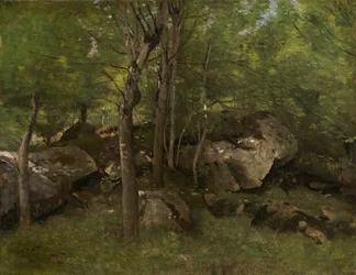Les rochers de la forêt de Fontainebleau