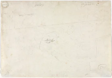 Esquisse pour un paysage (verso), 1827