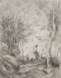 Le Grand Cavalier dans le Bois