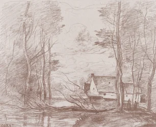 Le moulin à Cuincy, près de Douai