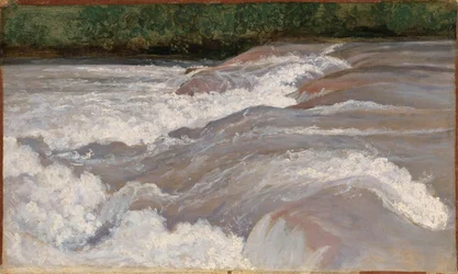 Le Velino au-dessus de la cascade de Terni, 1826