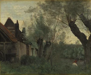 Saules et ferme à Sainte-Catherine-lès-Arras