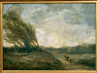Paysage balayé par le vent (peinture)