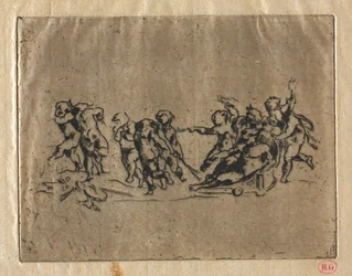 Bacchanale avec Enfants et Chariot