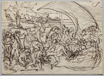 Charon et les âmes des morts