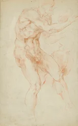 Esquisses de deux satyres