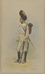 Un grenadier debout de la Garde municipale, 1891