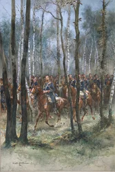 Soldats à cheval