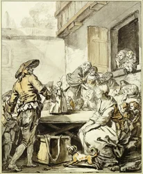 Savoyard avec une poupée dansante