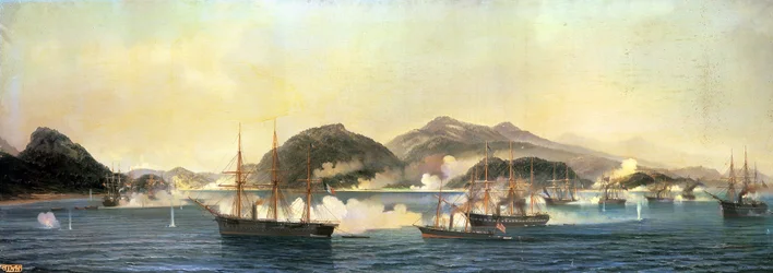 La deuxième bataille de Shimonoseki, 5 septembre 1864, 1868