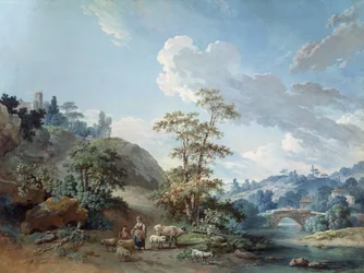 Pont dans une vallée, 1778