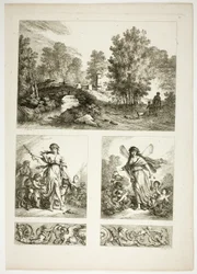 Planche 22 de 38 des Œuvres de J. B. Huet