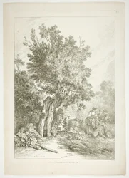 Planche cinq de 38 de Oeuvres de J. B. Huet